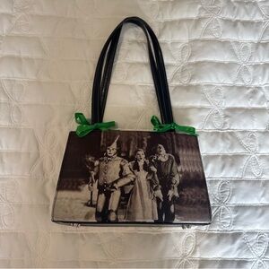 Wizard of Oz Bedazzled Black and White Purse Shoulder Bag